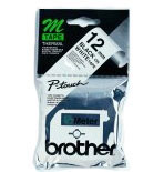 Brother Labelling Tape - 12mm, Black/White, Blister (M-K231BZ)